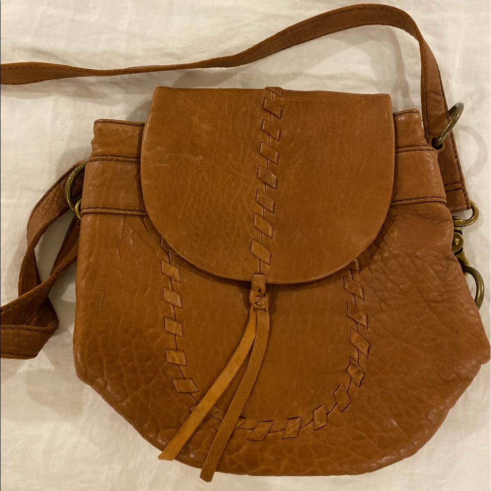 HOBO BROWN LEATHER CONVERTIBLE CROSSBODY & BACKPACK PURSE
